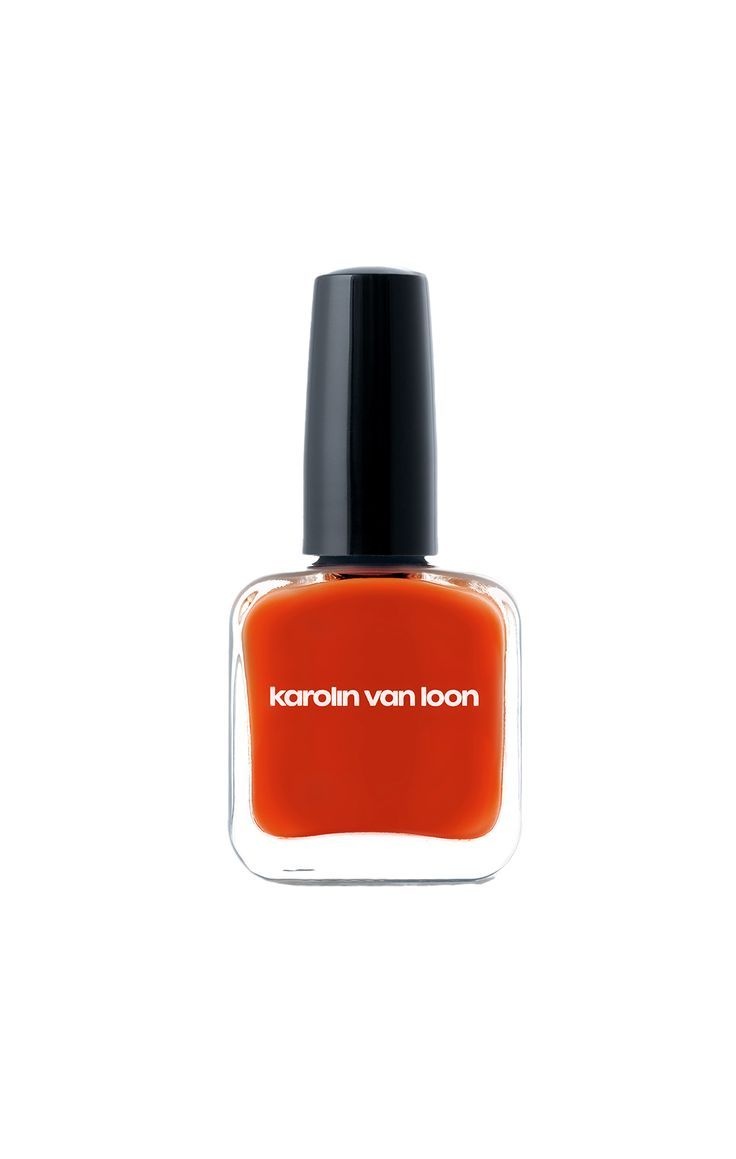 karolin van loon nail polish 21 lava orange